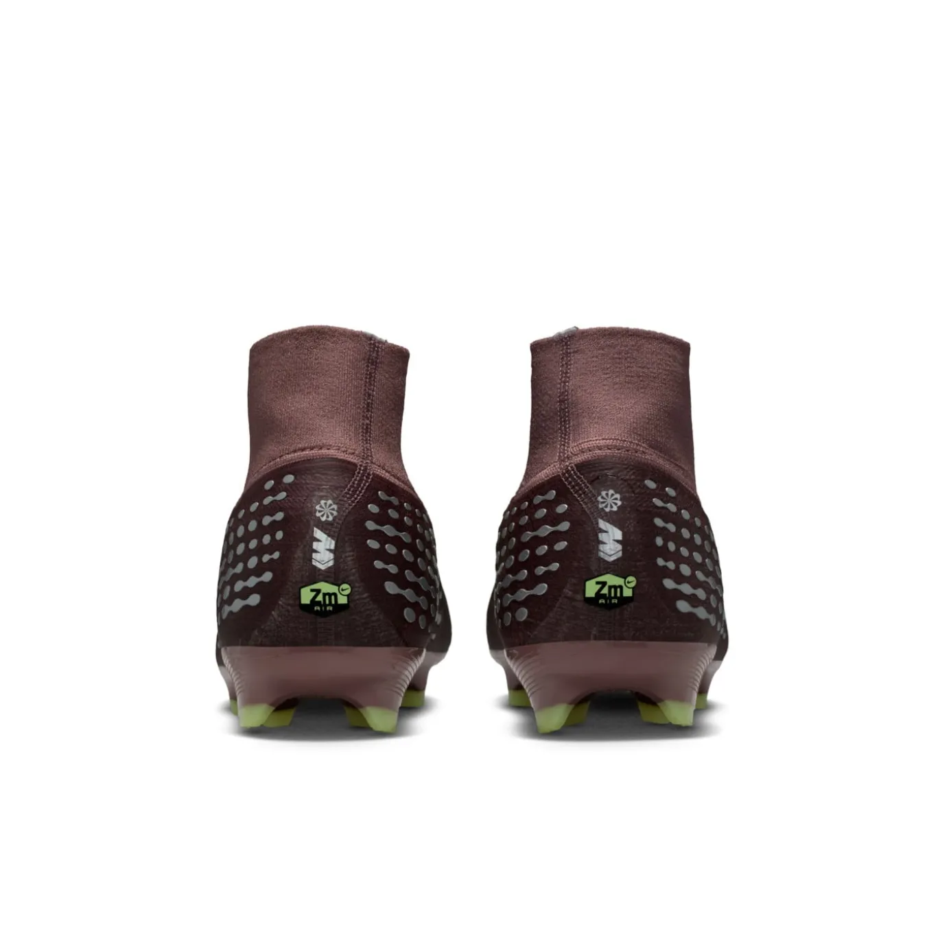 Nike Zoom Mercurial Superfly 10 Mbappé Pro Gras Voetbalschoenen (FG) Bruin Neongeel Zilver