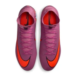 Nike Zoom Mercurial Superfly 10 Pro Gras Voetbalschoenen (FG) Roze Felrood Lichtblauw