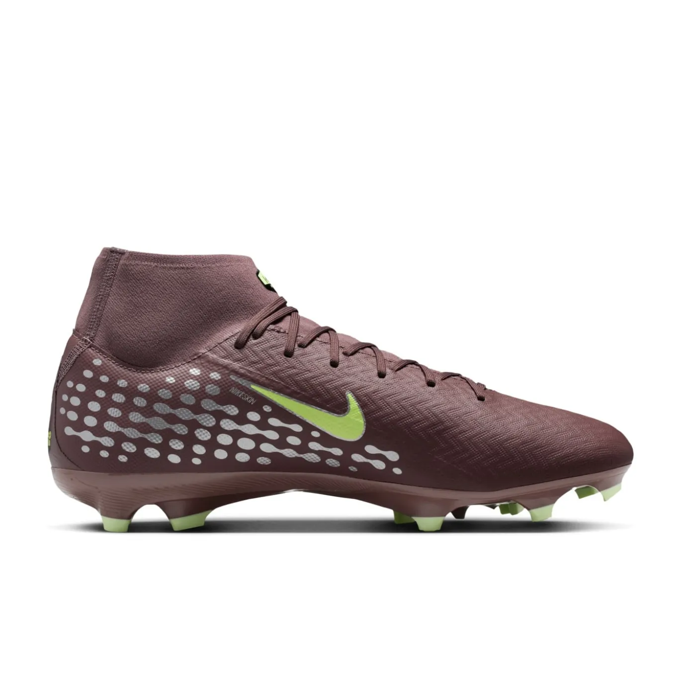 Nike Zoom Mercurial Superfly 10 Mbappé Academy Gras / Kunstgras Voetbalschoenen (MG) Bruin Neongeel Zilver