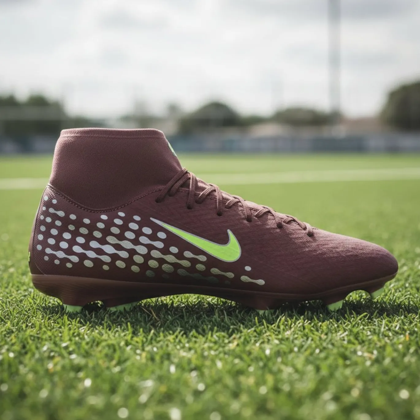 Nike Zoom Mercurial Superfly 10 Mbappé Academy Gras / Kunstgras Voetbalschoenen (MG) Bruin Neongeel Zilver
