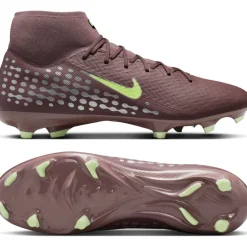 Nike Zoom Mercurial Superfly 10 Mbappé Academy Gras / Kunstgras Voetbalschoenen (MG) Bruin Neongeel Zilver