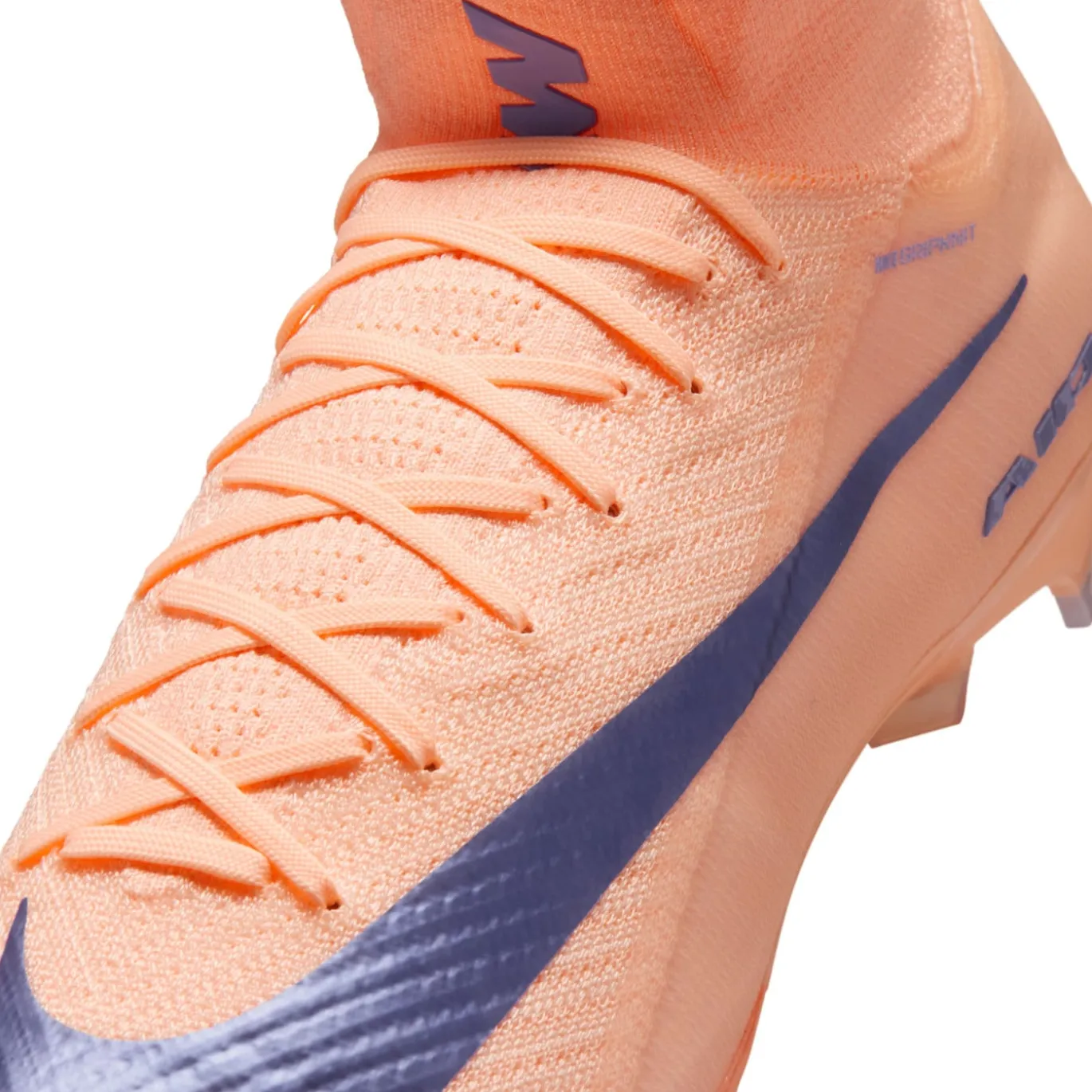 Nike Zoom Mercurial Superfly 10 LV8 Elite Gras Voetbalschoenen (FG) Zalmroze Donkerblauw Paars