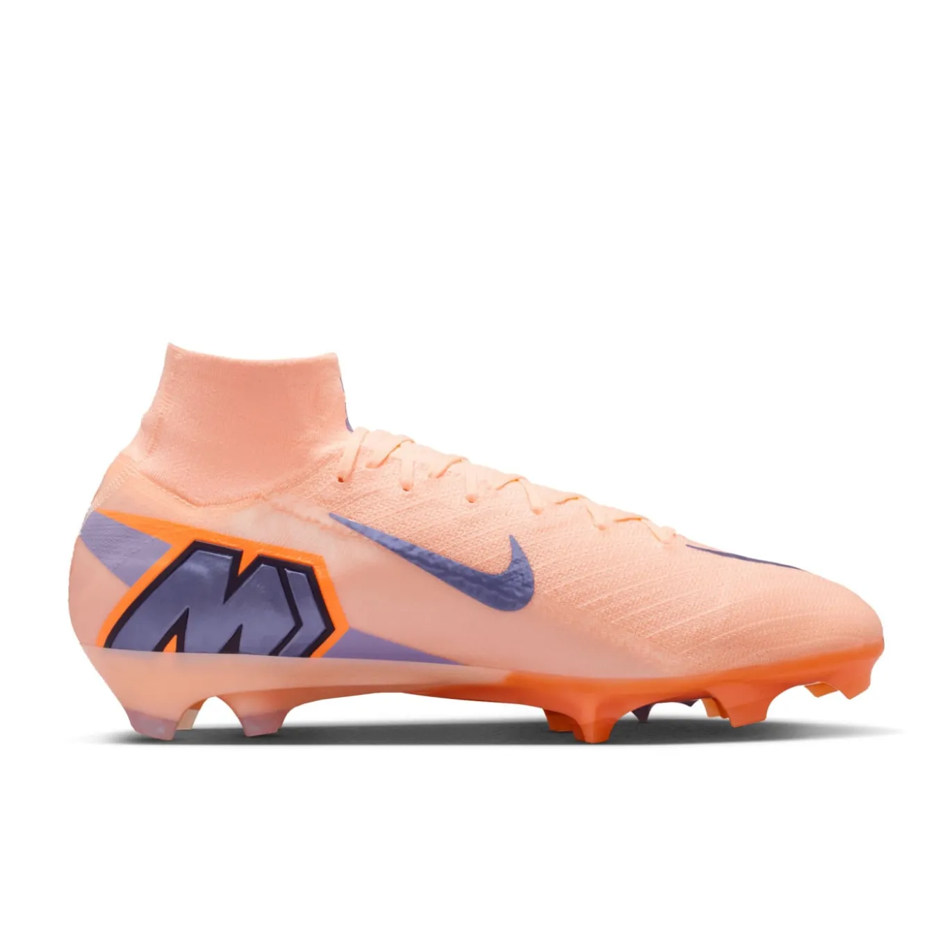 Nike Zoom Mercurial Superfly 10 LV8 Elite Gras Voetbalschoenen (FG) Zalmroze Donkerblauw Paars