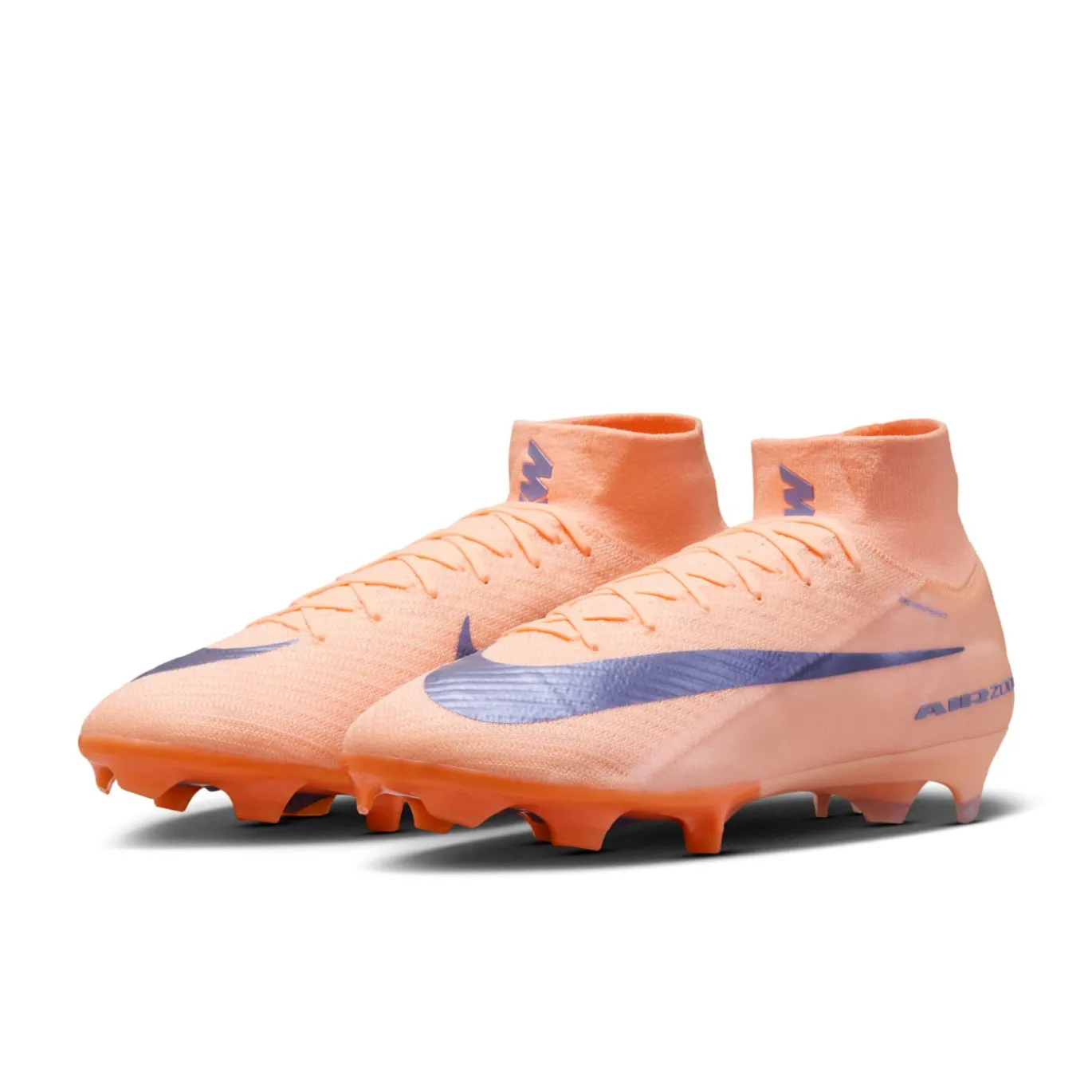 Nike Zoom Mercurial Superfly 10 LV8 Elite Gras Voetbalschoenen (FG) Zalmroze Donkerblauw Paars