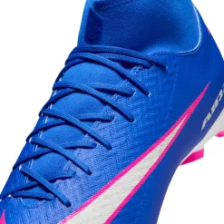 Nike Zoom Mercurial Superfly 10 Academy Gras / Kunstgras Voetbalschoenen (MG) Blauw Wit Felroze