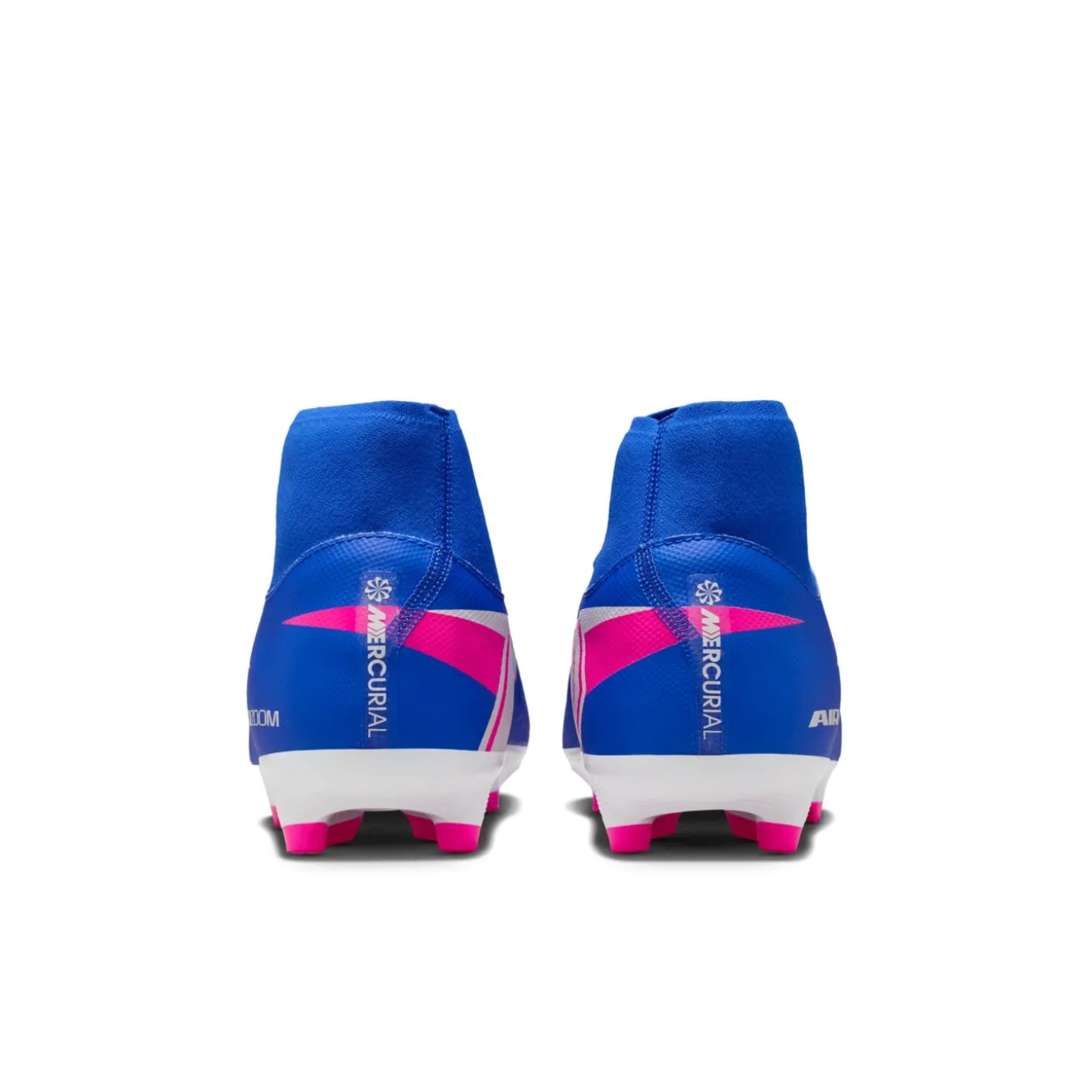 Nike Zoom Mercurial Superfly 10 Academy Gras / Kunstgras Voetbalschoenen (MG) Blauw Wit Felroze