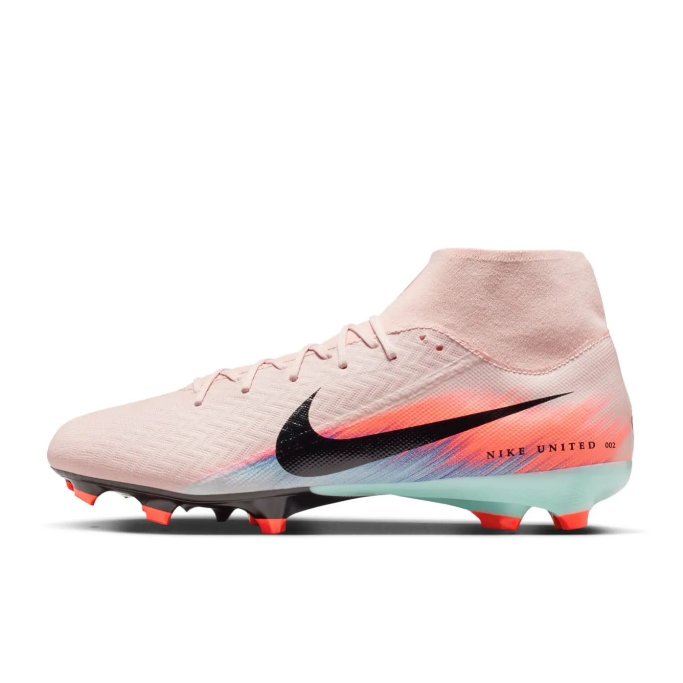 Nike Zoom Mercurial Superfly 10 Academy Gras / Kunstgras Voetbalschoenen (MG) Roze Blauw Turquoise