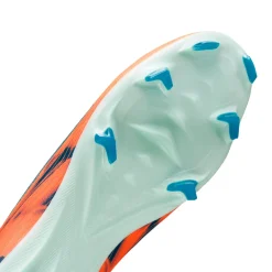 Nike Zoom Mercurial Superfly 10 Mbappé Pro Gras Voetbalschoenen (FG) Lichtoranje Turquoise