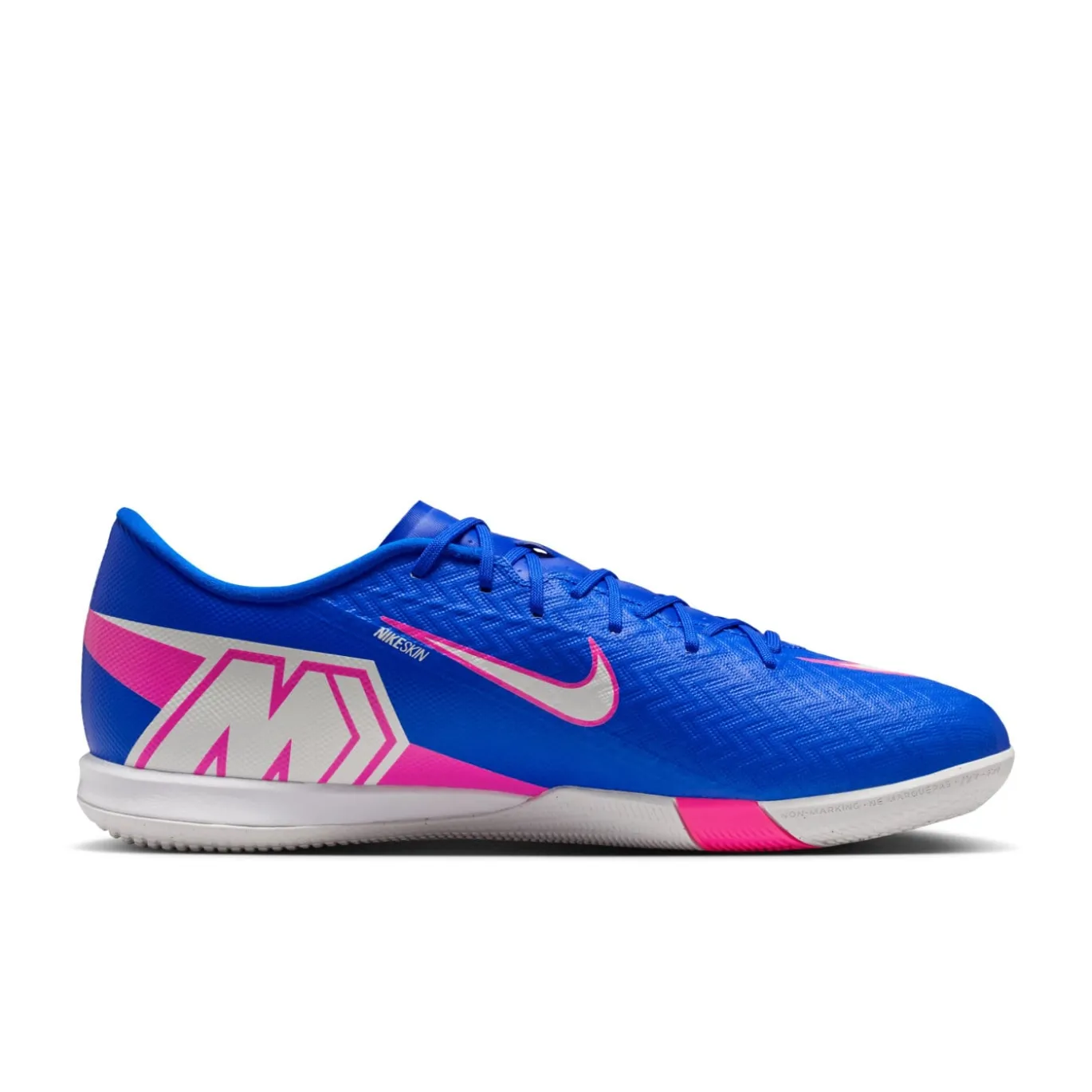 Nike Zoom Mercurial Vapor 16 Academy Zaalvoetbalschoenen (IN) Blauw Wit Felroze