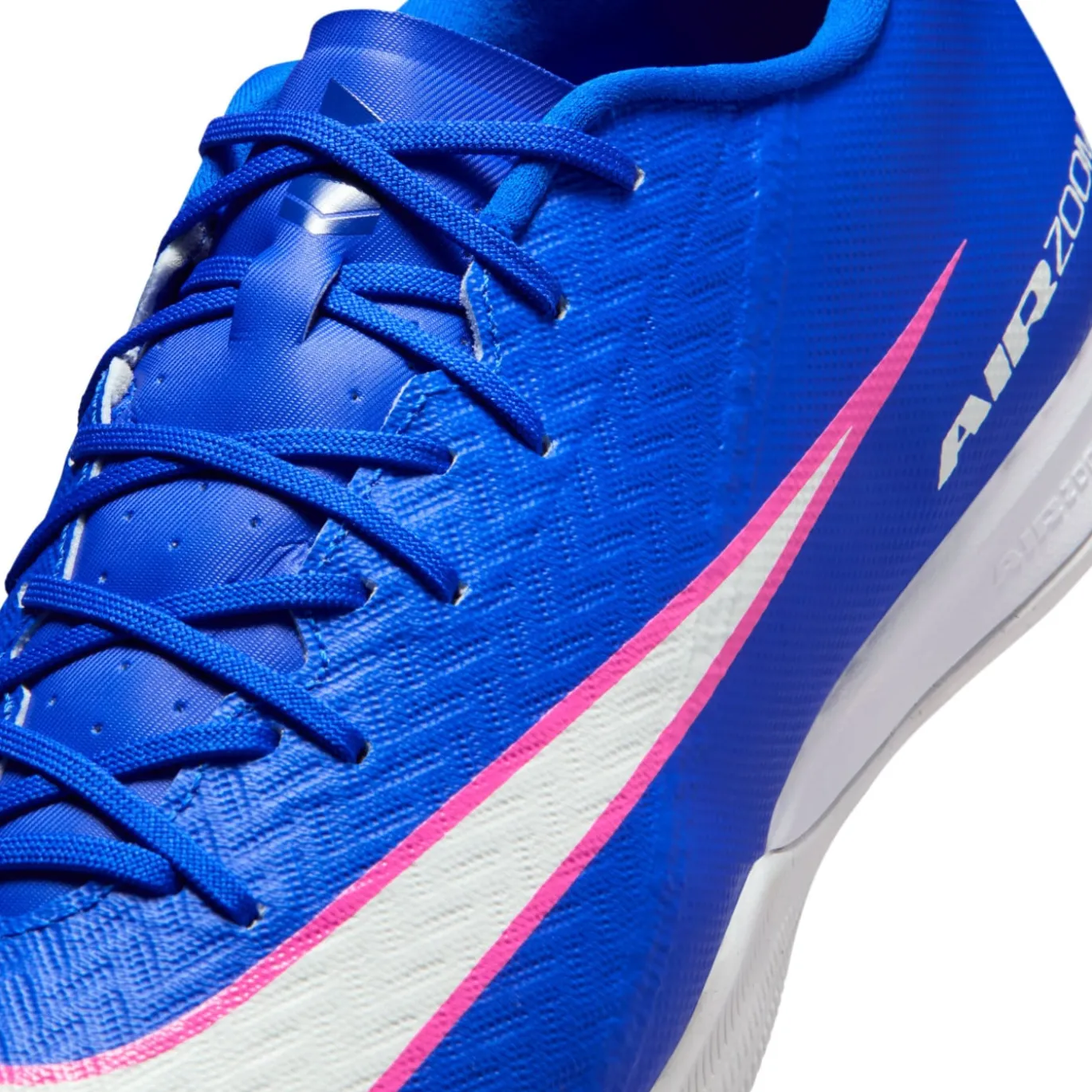 Nike Zoom Mercurial Vapor 16 Academy Zaalvoetbalschoenen (IN) Blauw Wit Felroze