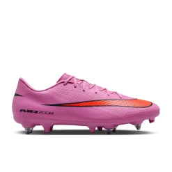 Nike Zoom Mercurial Vapor 16 Academy IJzeren-Nop Voetbalschoenen (SG) Anti-Clog Roze Felrood Lichtblauw