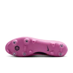 Nike Zoom Mercurial Vapor 16 Academy IJzeren-Nop Voetbalschoenen (SG) Anti-Clog Roze Felrood Lichtblauw
