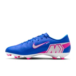 Nike Zoom Mercurial Vapor 16 Academy Gras / Kunstgras Voetbalschoenen (MG) Blauw Wit Felroze