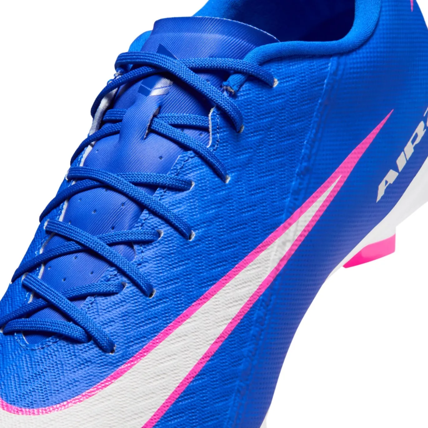 Nike Zoom Mercurial Vapor 16 Academy Gras / Kunstgras Voetbalschoenen (MG) Blauw Wit Felroze