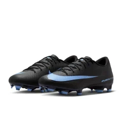 Nike Zoom Mercurial Vapor 16 Academy Gras / Kunstgras Voetbalschoenen (MG) Zwart Lichtblauw