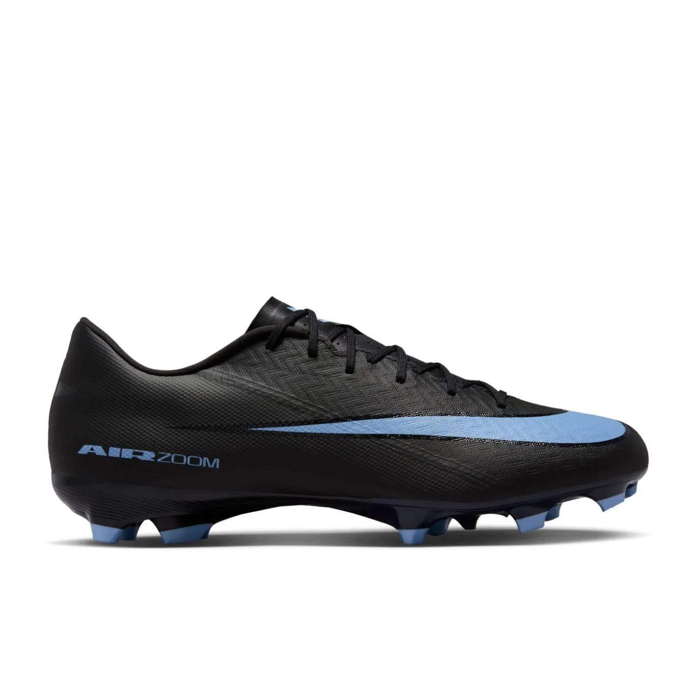 Nike Zoom Mercurial Vapor 16 Academy Gras / Kunstgras Voetbalschoenen (MG) Zwart Lichtblauw