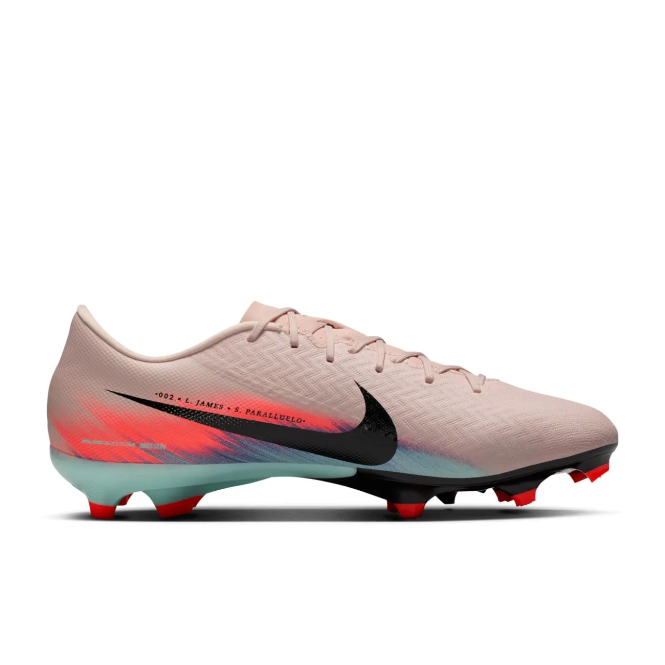 Nike Zoom Mercurial Vapor 16 Academy Gras / Kunstgras Voetbalschoenen (MG) Roze Blauw Turquoise
