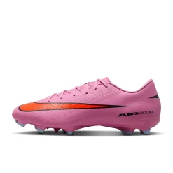 Nike Zoom Mercurial Vapor 16 Academy Gras / Kunstgras Voetbalschoenen (MG) Roze Felrood Lichtblauw