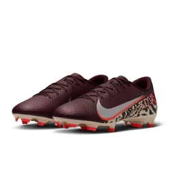 Nike Zoom Mercurial Vapor 16 Academy Gras / Kunstgras Voetbalschoenen (MG) Bordeauxrood Zilver Oranje