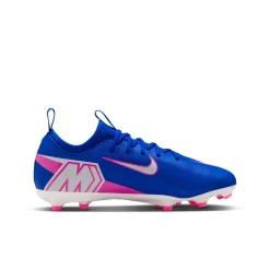 Nike Zoom Mercurial Vapor 16 Academy Gras / Kunstgras Voetbalschoenen (MG) Kids Blauw Wit Felroze