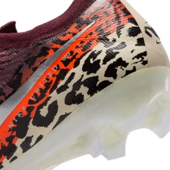 Nike Zoom Mercurial Vapor 16 Elite Gras Voetbalschoenen (FG) Bordeauxrood Zilver Oranje