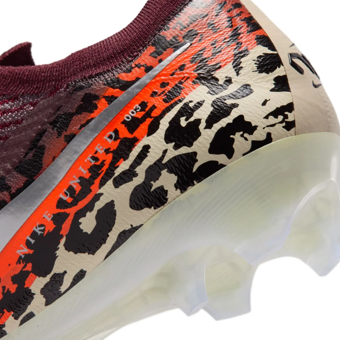 Nike Zoom Mercurial Vapor 16 Elite Gras Voetbalschoenen (FG) Bordeauxrood Zilver Oranje