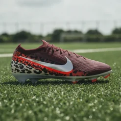 Nike Zoom Mercurial Vapor 16 Elite Gras Voetbalschoenen (FG) Bordeauxrood Zilver Oranje