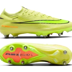 Nike Zoom Mercurial Vapor 16 Elite IJzeren-Nop Voetbalschoenen (SG) Geel Neongeel Oranje