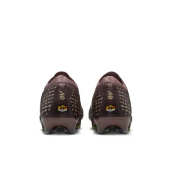 Nike Zoom Mercurial Vapor 16 Mbappé Elite Gras Voetbalschoenen (FG) Bruin Neongeel Zilver