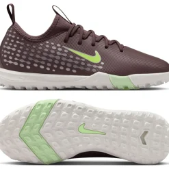 Nike Zoom Mercurial Vapor 16 MbappƩ Academy Turf Voetbalschoenen (TF) Kids Bruin Neongeel Zilver