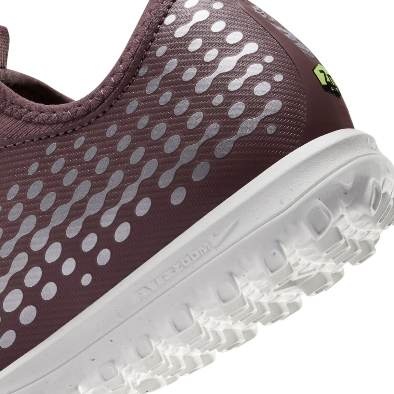Nike Zoom Mercurial Vapor 16 Mbappé Academy Turf Voetbalschoenen (TF) Kids Bruin Neongeel Zilver