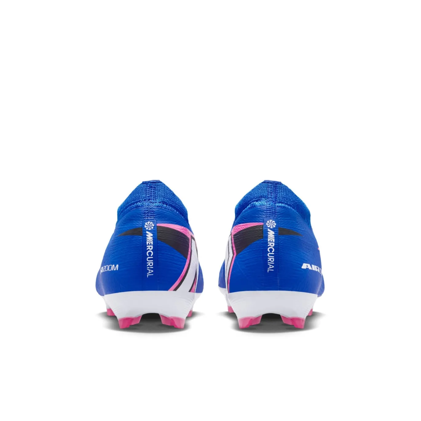 Nike Zoom Mercurial Vapor 16 Pro Gras Voetbalschoenen (FG) Kids Blauw Wit Felroze