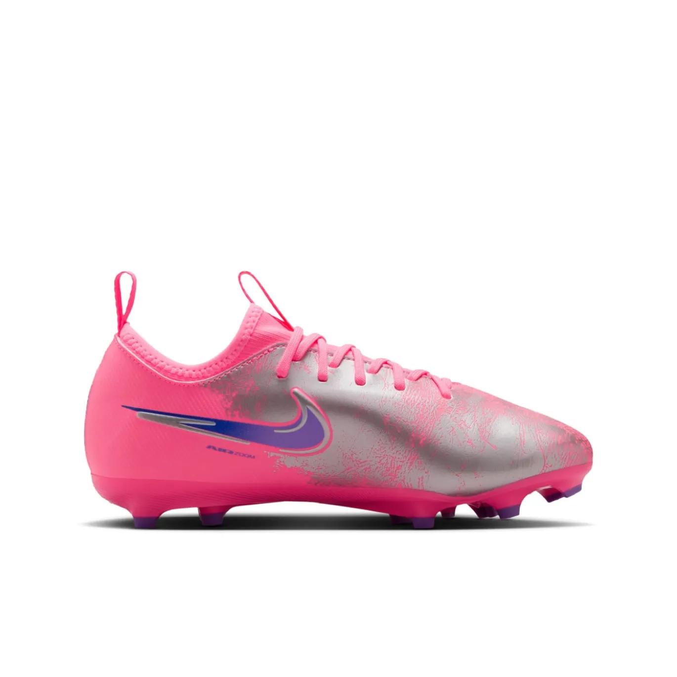 Nike Zoom Mercurial Vapor 16 Vinicius Júnior Academy Gras / Kunstgras Voetbalschoenen (MG) Kids Felroze Paars