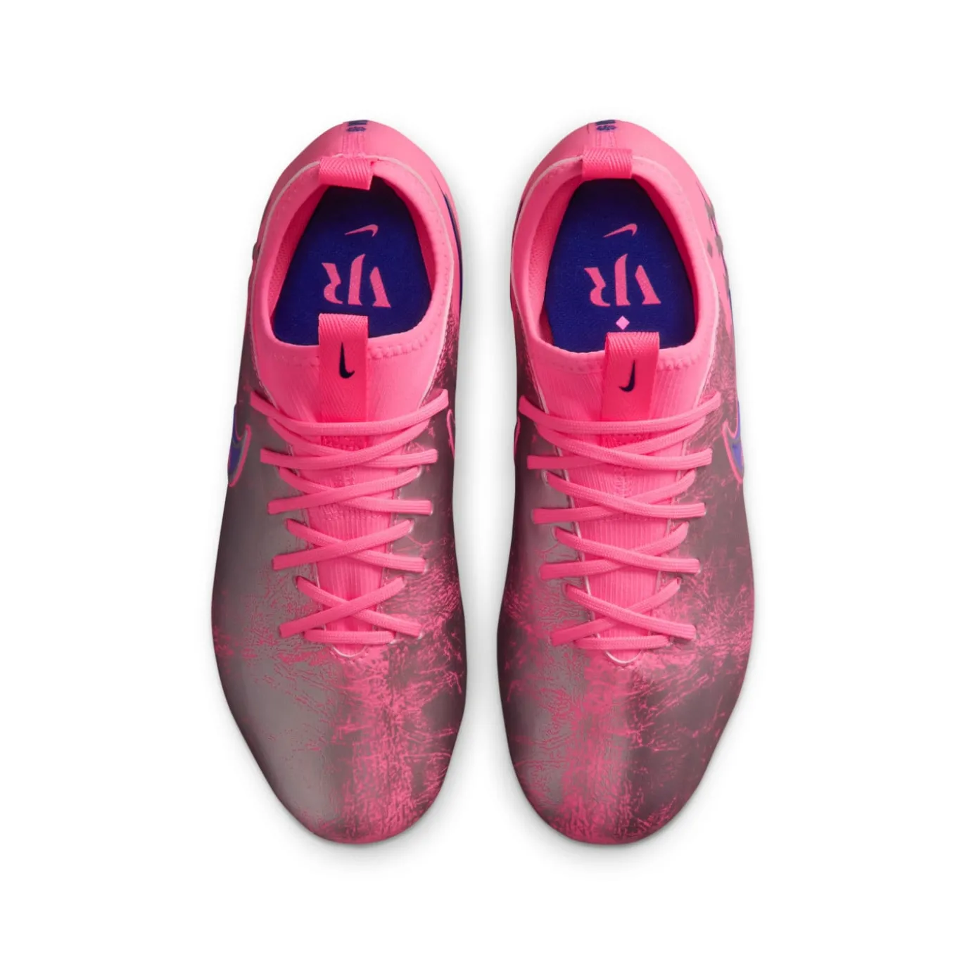 Nike Zoom Mercurial Vapor 16 Vinicius Júnior Academy Gras / Kunstgras Voetbalschoenen (MG) Kids Felroze Paars