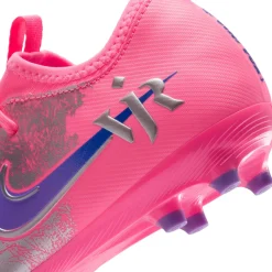 Nike Zoom Mercurial Vapor 16 Vinicius Júnior Academy Gras / Kunstgras Voetbalschoenen (MG) Kids Felroze Paars