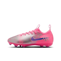 Nike Zoom Mercurial Vapor 16 Vinicius Júnior Academy Gras / Kunstgras Voetbalschoenen (MG) Kids Felroze Paars