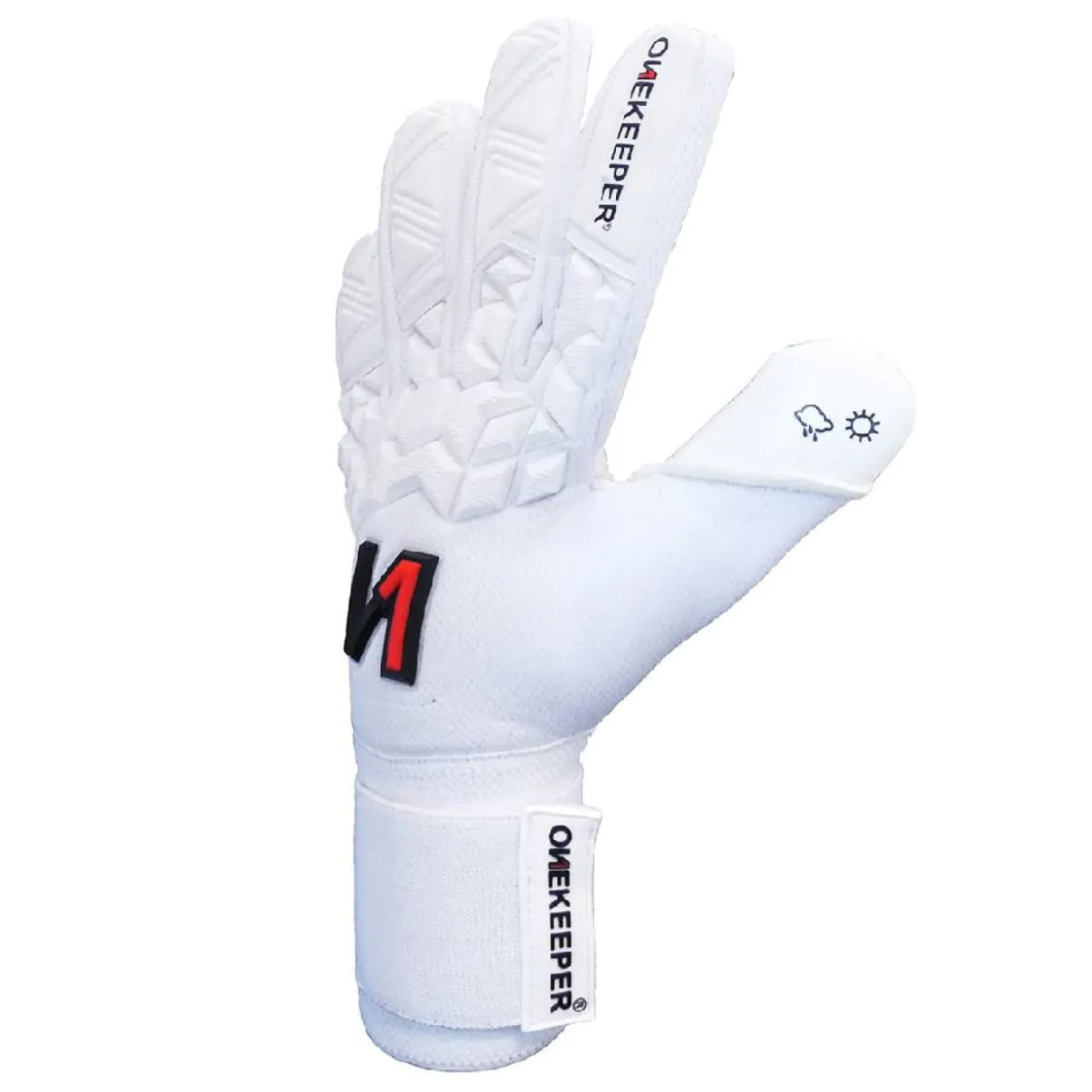 Onekeeper Ace Mesh Keepershandschoenen Kids Wit Zwart Rood