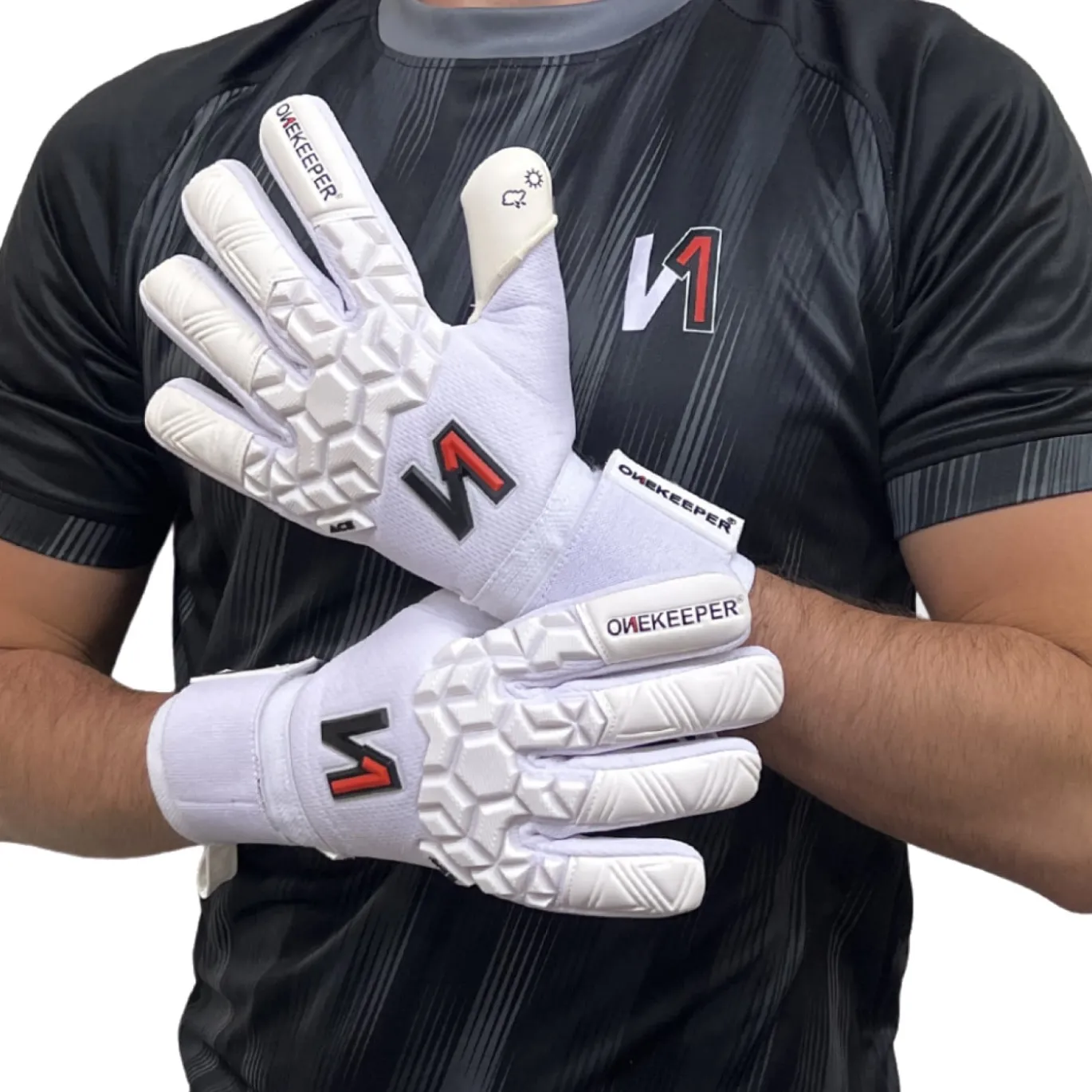 Onekeeper Ace White Keepershandschoenen Wit