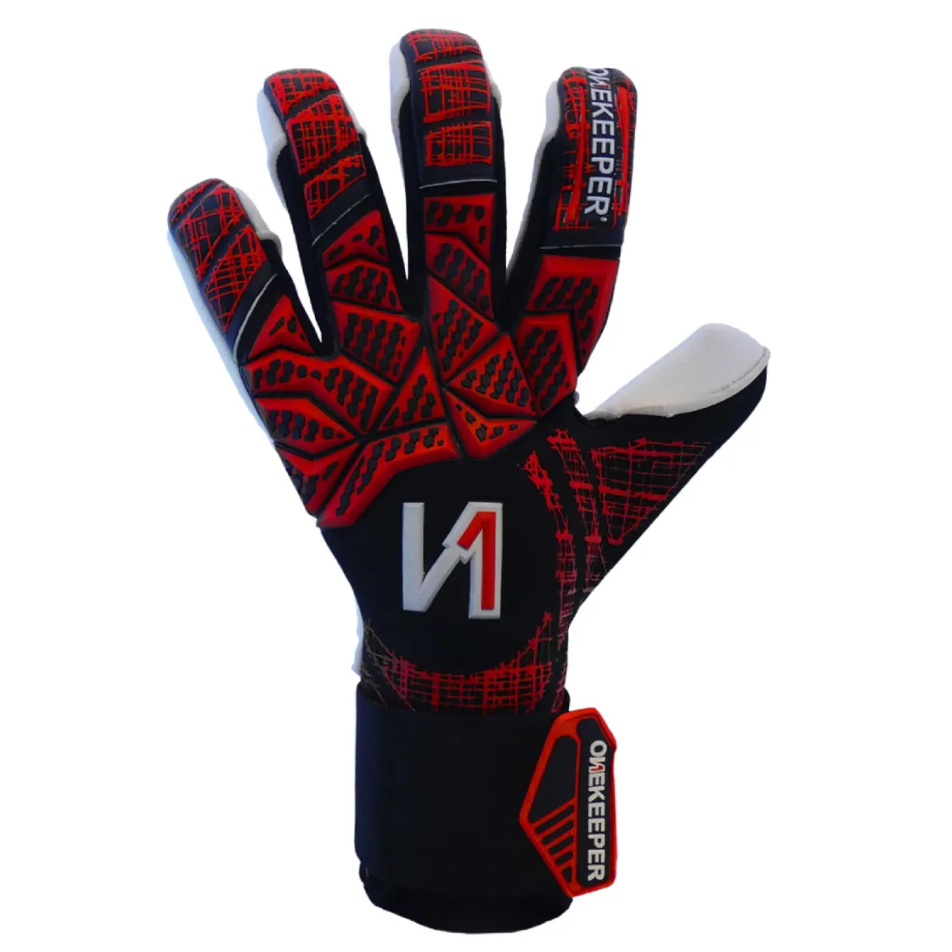 Onekeeper Finaty Keepershandschoenen Rood Zwart