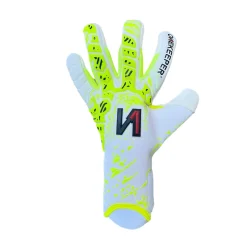 Onekeeper Iconic Keepershandschoenen Kids Wit Fluorgeel Zwart