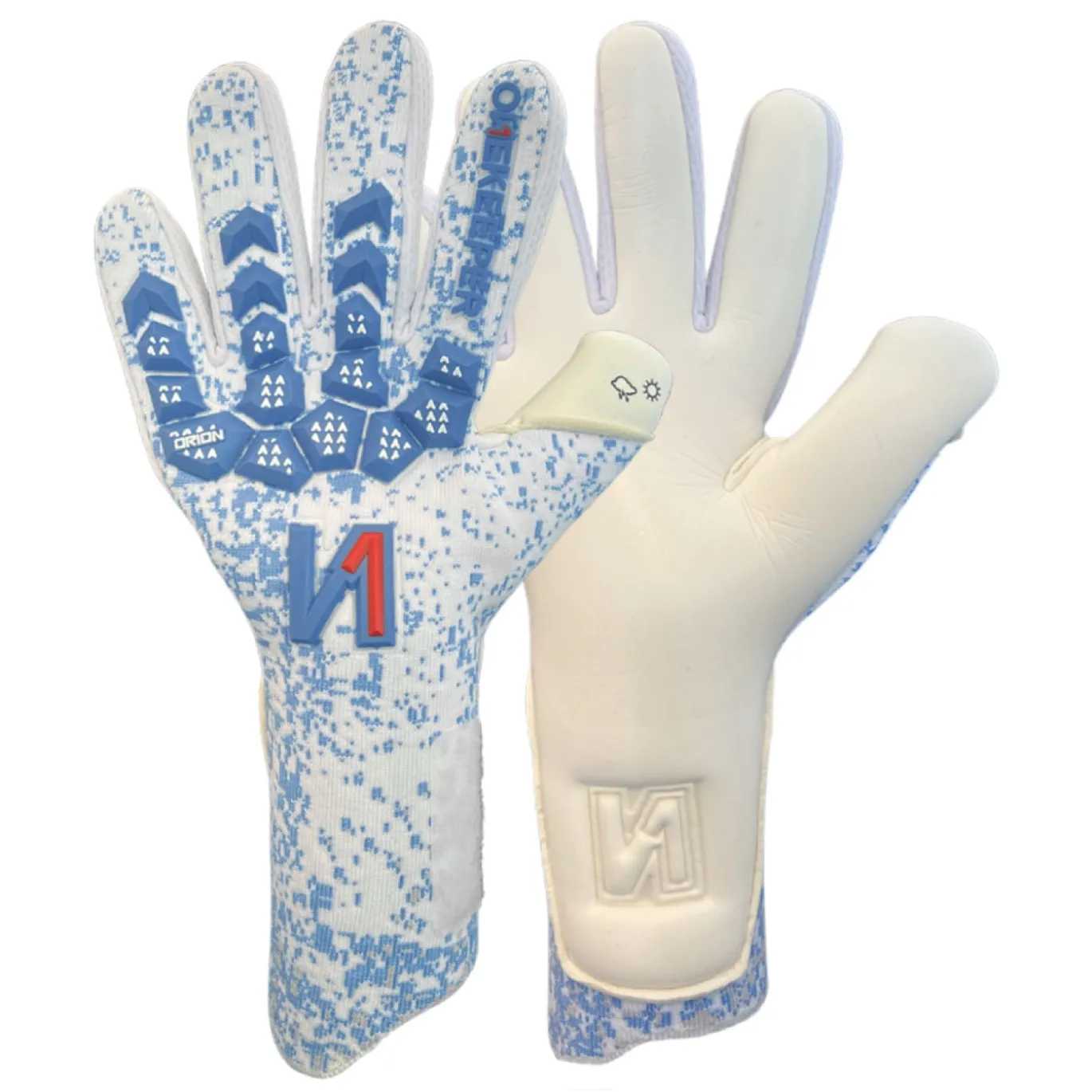 Onekeeper Orion Keepershandschoenen Wit Blauw
