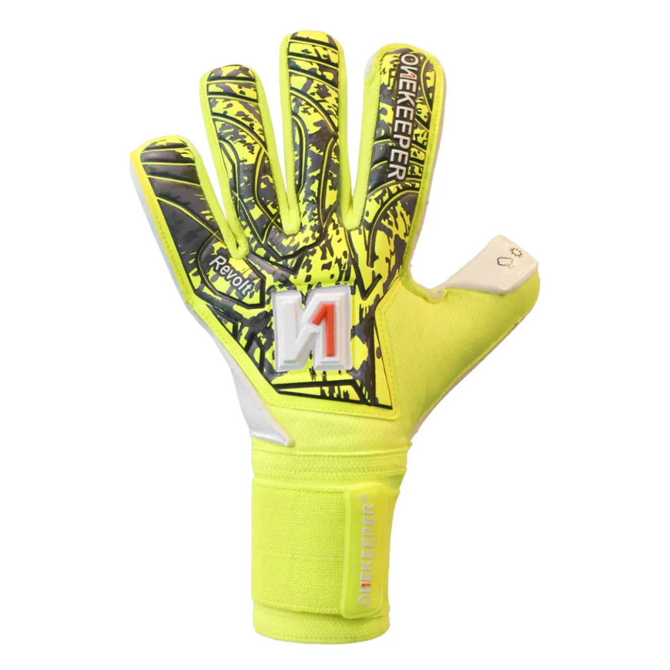 Onekeeper Revolt Keepershandschoenen Kids Neongeel
