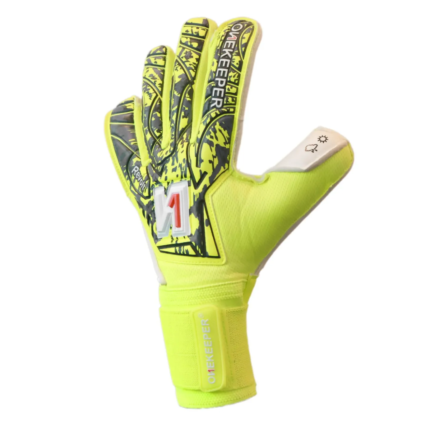 Onekeeper Revolt Keepershandschoenen Kids Neongeel
