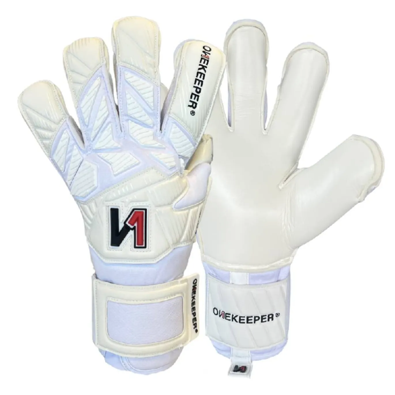 Onekeeper Solid Keepershandschoenen Kids Wit