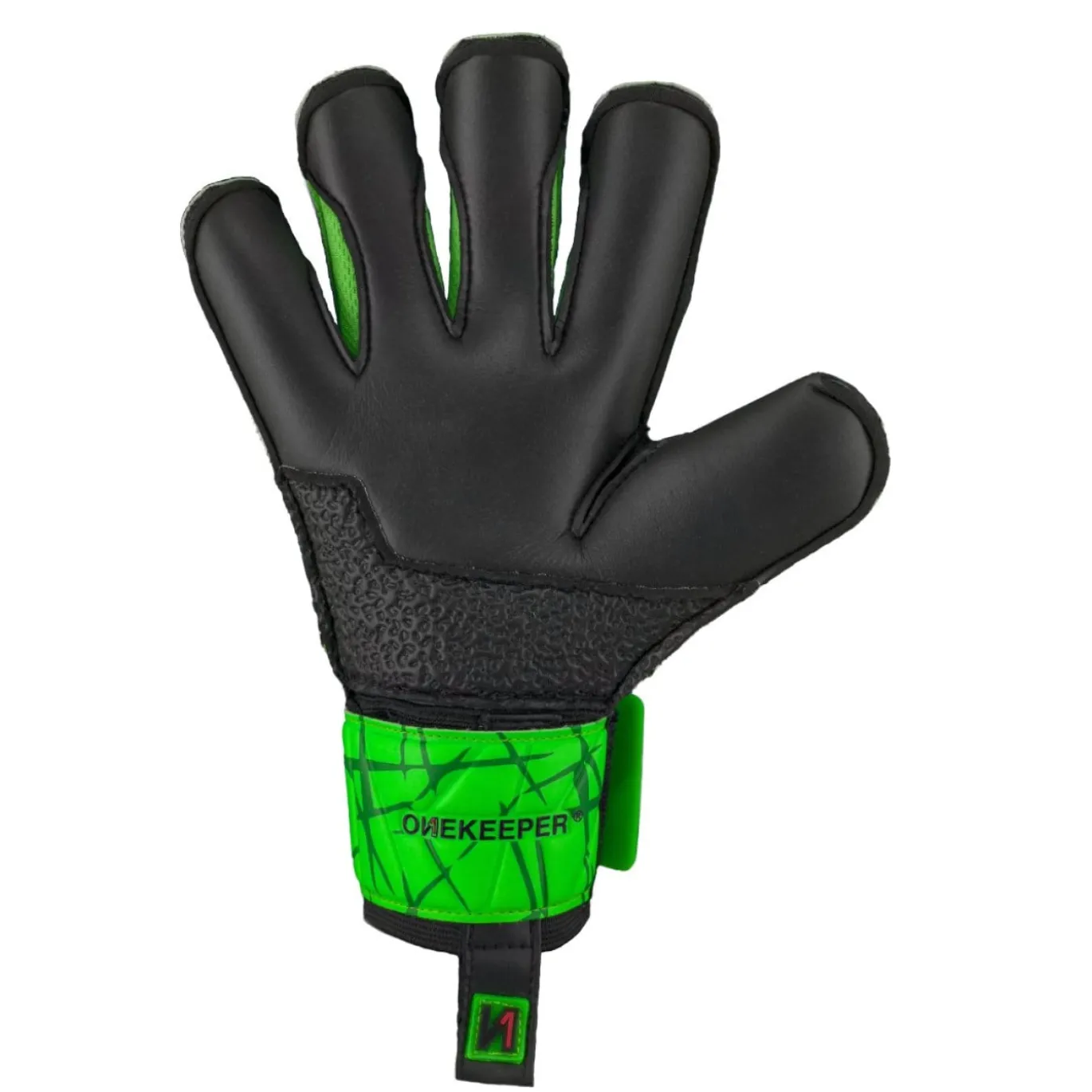 Onekeeper Vector Evolution Keepershandschoenen Kids Groen Zwart Rood
