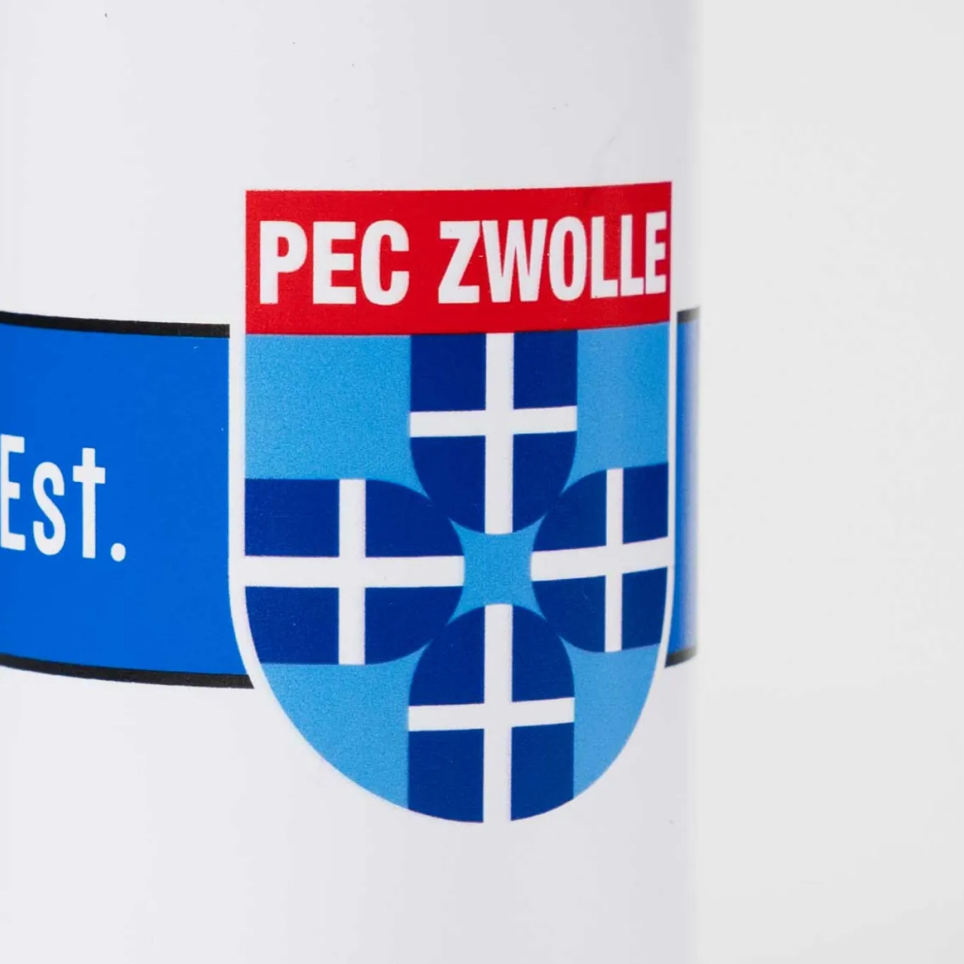 PEC Zwolle Bidon Wit Blauw