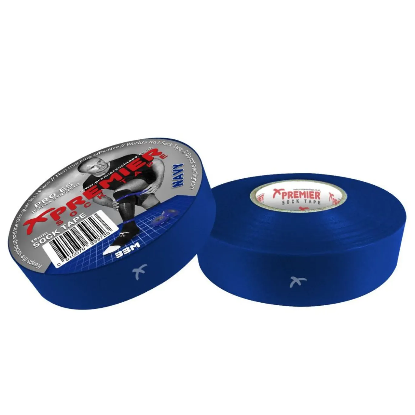Premier Sokkentape 19mm Donkerblauw