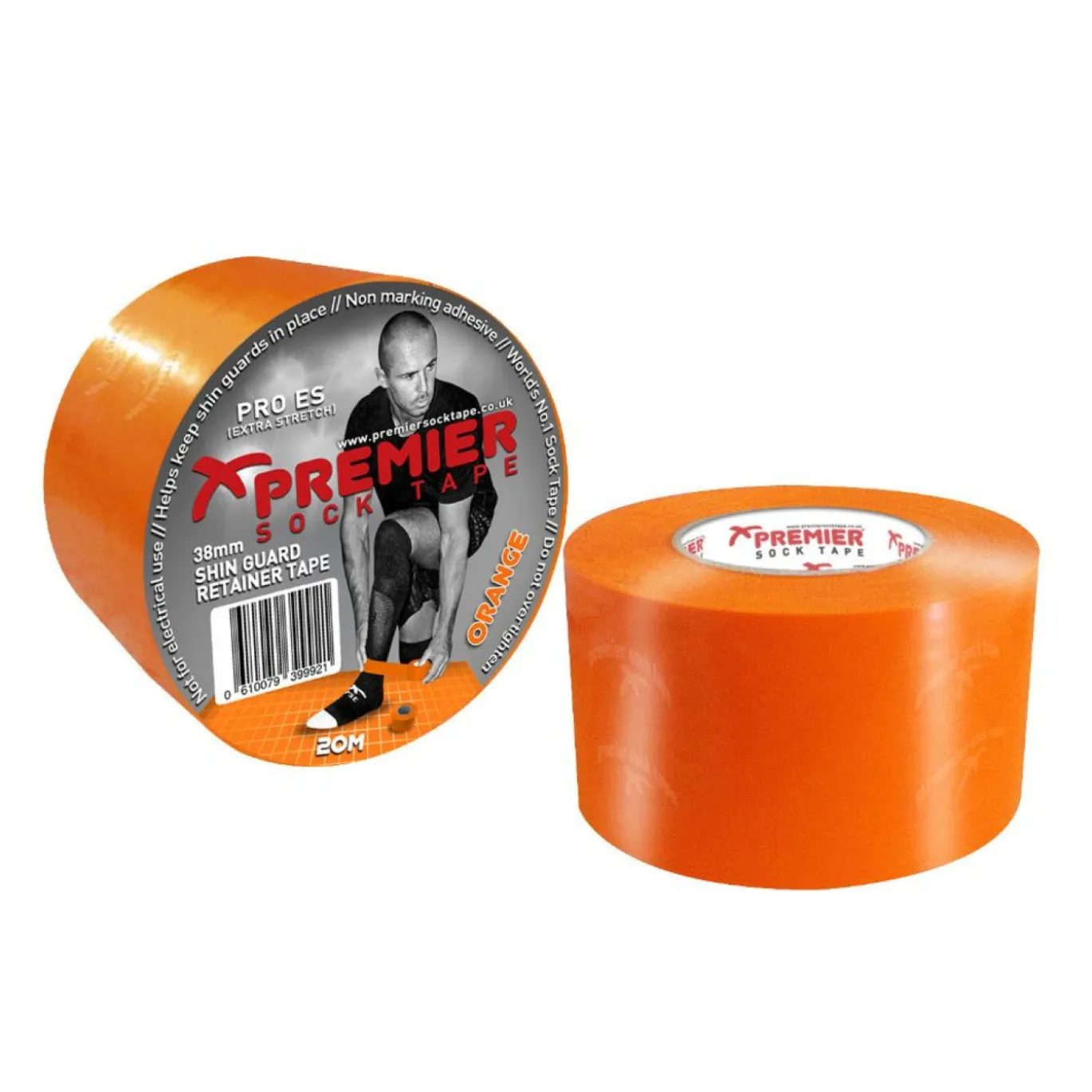 Premier Sokkentape 38mm x 20m Oranje