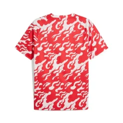 PUMA AC Milan Pre-Match Trainingsshirt 2025-2026 Wit Rood