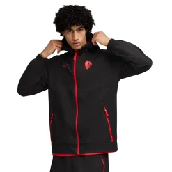 PUMA AC Milan Pumatech Trainingsjack Woven 2025-2026 Zwart Rood